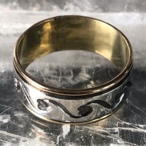 Vintage 10k Gold Filled Sterling Vargas Ring Band